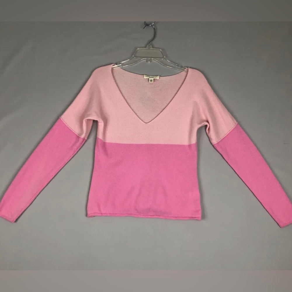 Banana Republic Cashmere Pink Sweater Barbie Barbiecore Size M